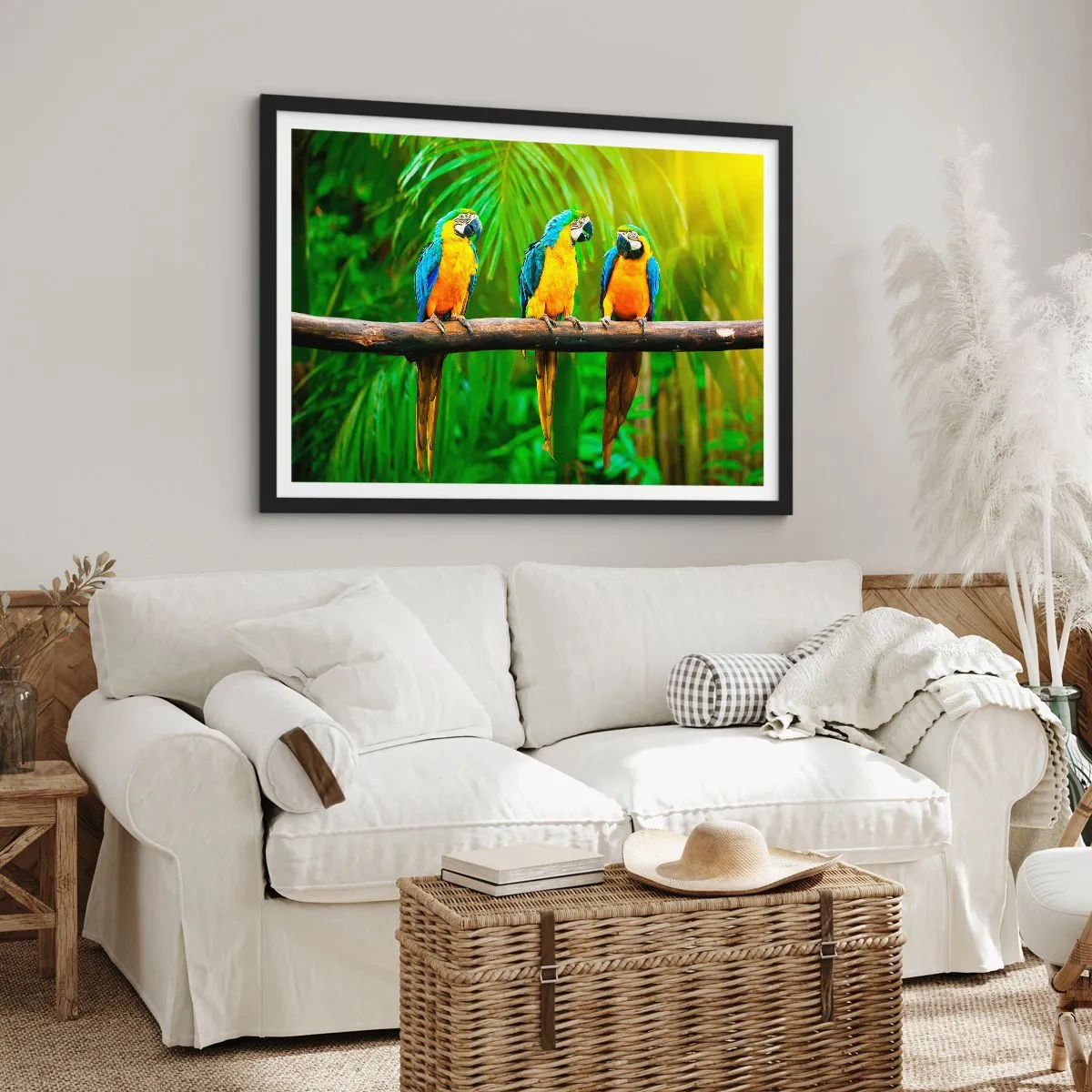 Poster în ramă neagră - Și ai auzit că ea...? - 70x50 cm