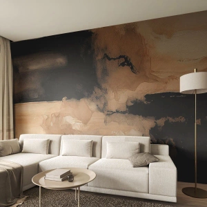 Tapet Premium Canvas - O abstractizare intrigantă - Abstracția, Fum, Minimalist - 500x350 cm