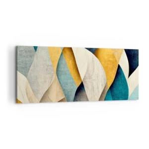Tablou pe pânză - Ritm și ondulare - 100x40 cm