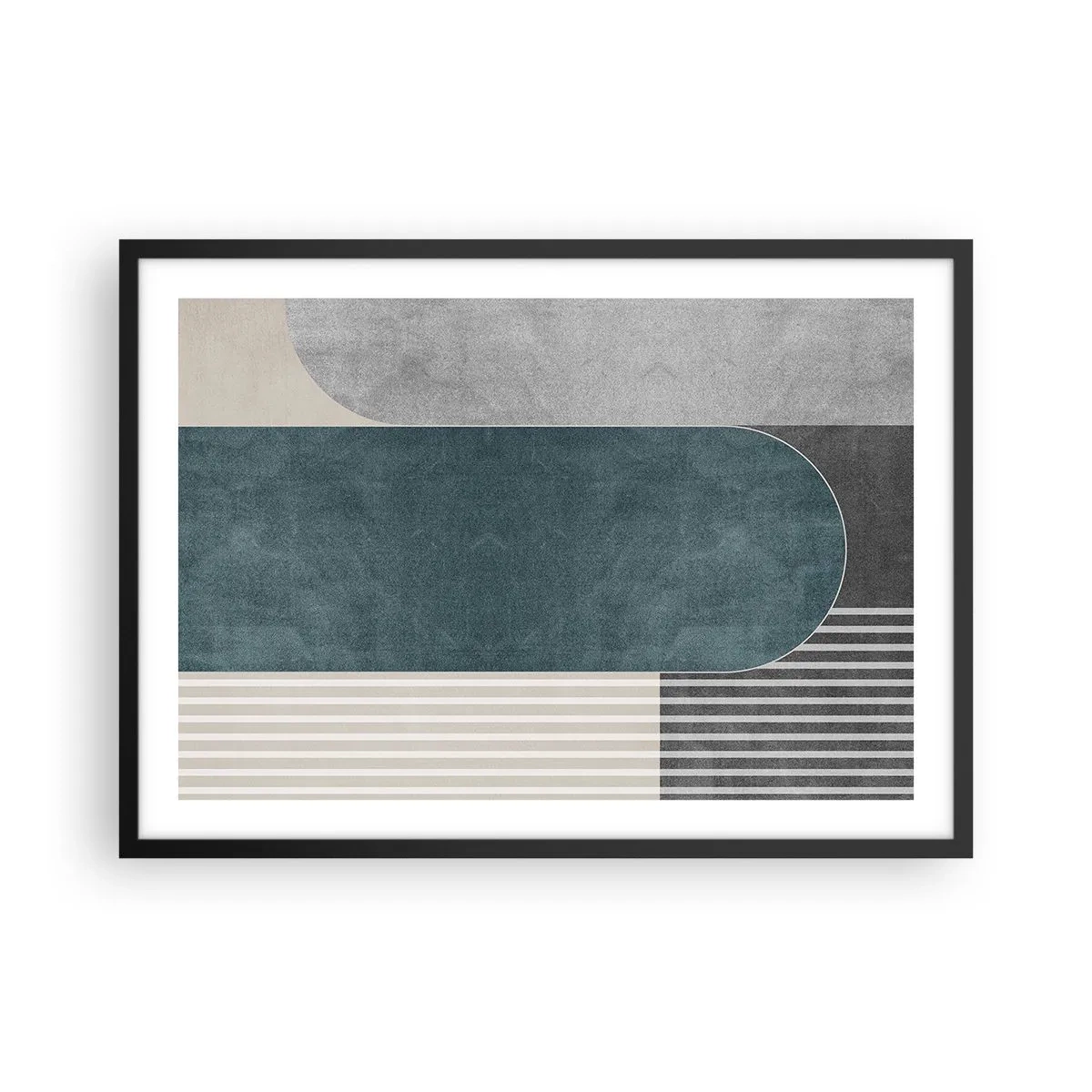 Poster în ramă neagră - Compoziție de nivel - 70x50 cm