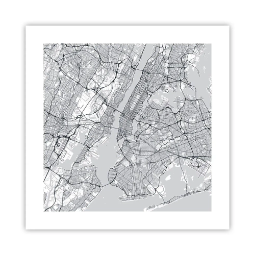 Poster - Anatomia unei metropole - 40x40 cm