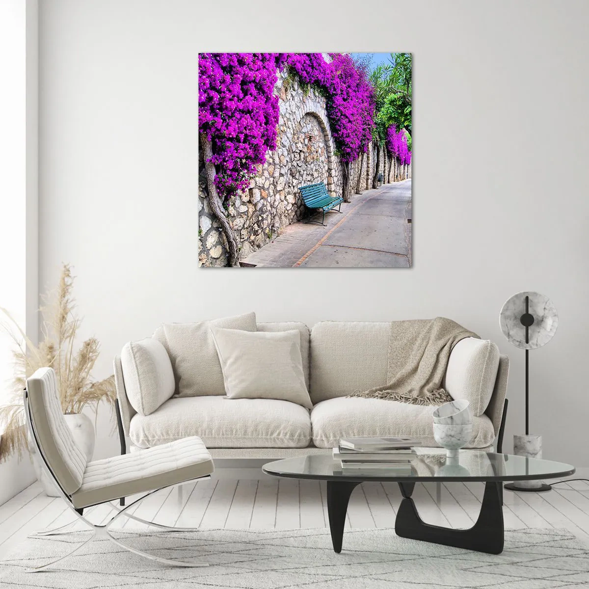 Tablou pe sticlă - Să ne întâlnim cât mai curând posibil - 50x50 cm