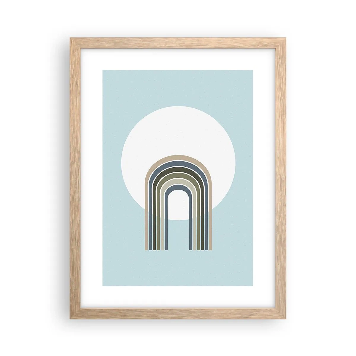 Poster în ramă de stejar deschis - Atracție irezistibilă - 30x40 cm