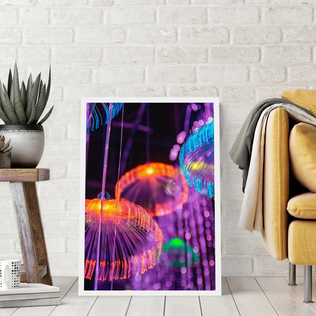 Poster - Fântână de lumină - 70x100 cm