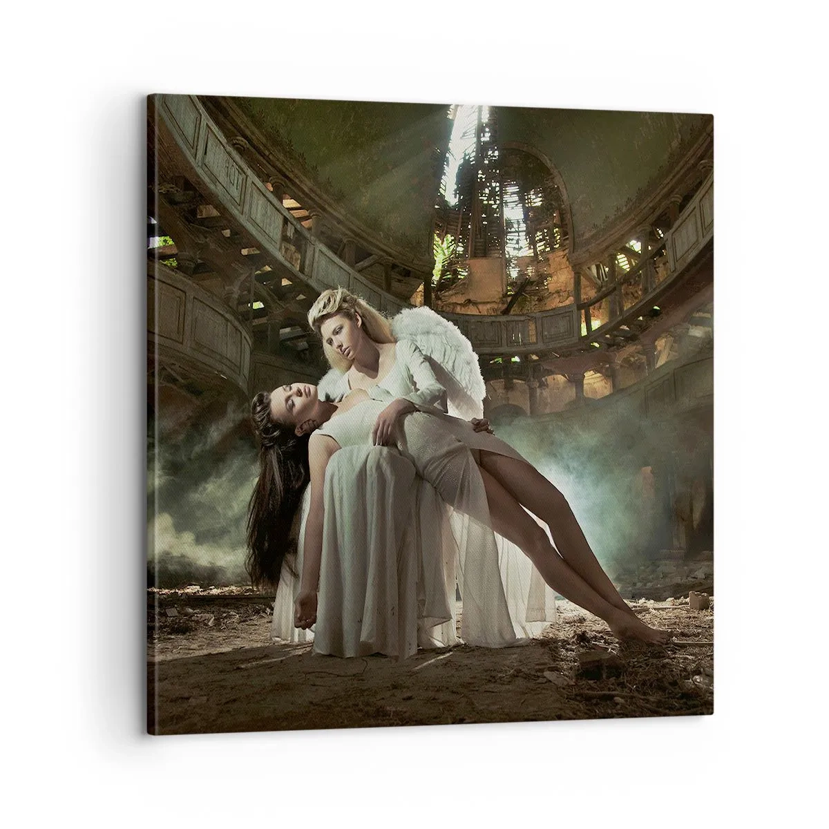 Tablou pe pânză - Spiritul vechiului teatru - 60x60 cm