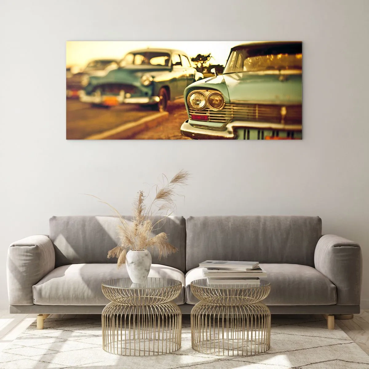 Tablou pe sticlă - Vom aștepta și vom vedea - 100x40 cm