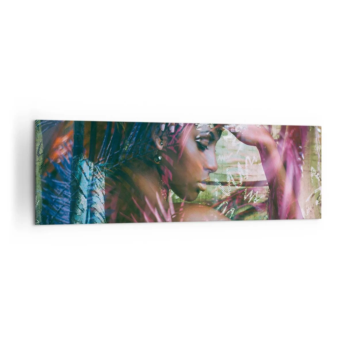 Tablou pe pânză - Mama Natură în junglă - 160x50 cm