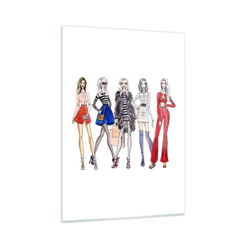 Tablou pe sticlă - Every week Fashion Week - 50x70 cm