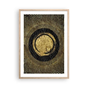 Poster în ramă de stejar deschis - Compoziție glamour - 50x70 cm