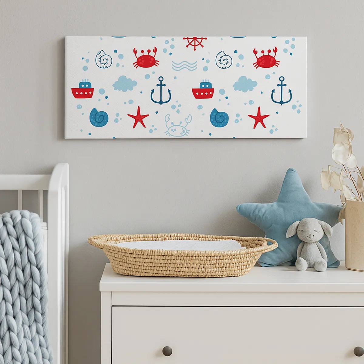 Tablou pe pânză - O poveste maritimă - 30x30 cm