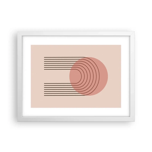 Poster în ramă albă - Atracție irezistibilă - 40x30 cm