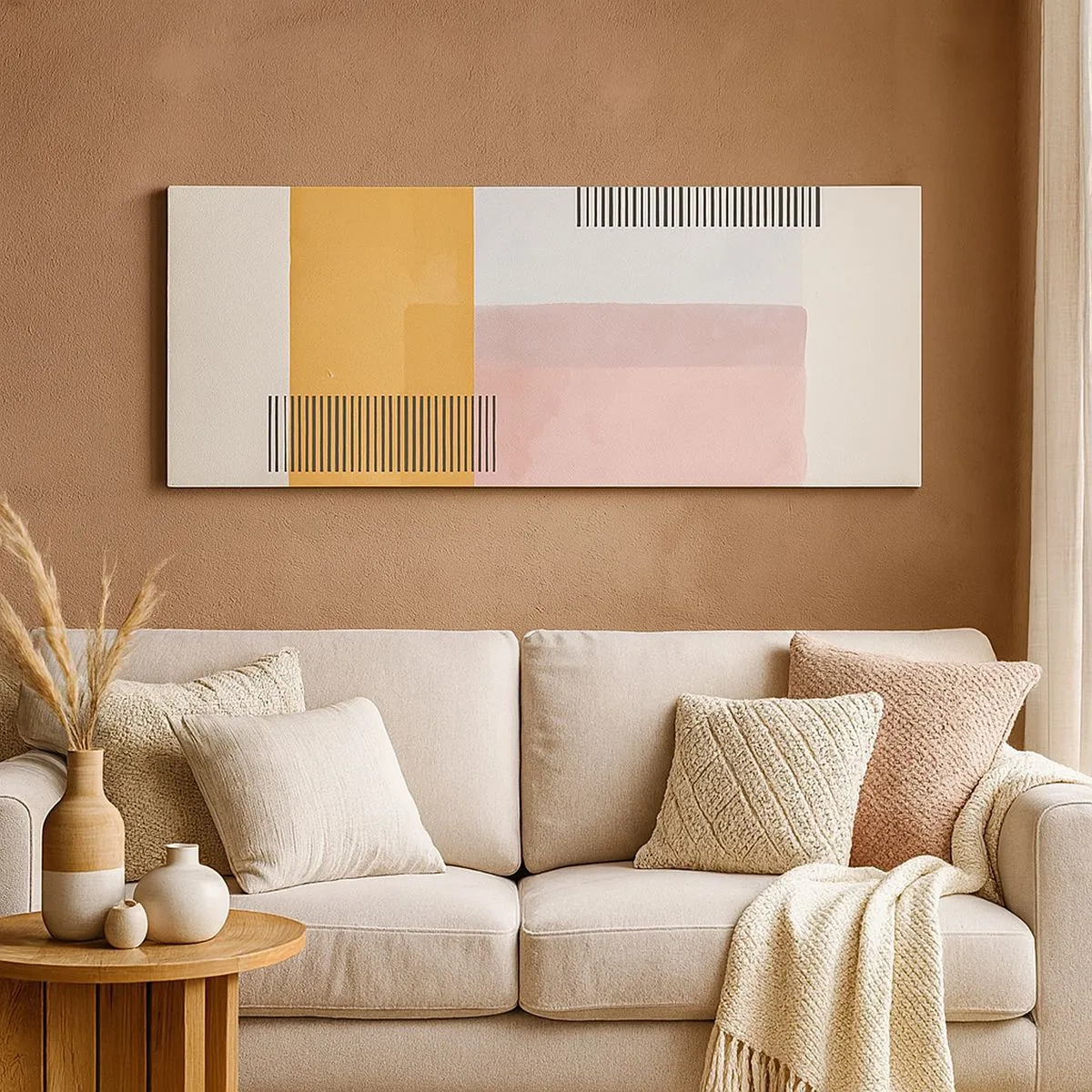 Tablou pe pânză - Din colț în colț - 100x40 cm