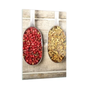 Tablou pe sticlă - Magia bucătăriei - 50x70 cm