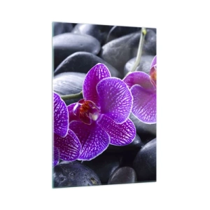 Tablou pe sticlă - Pietrele s-au luminat de încântare - 50x70 cm
