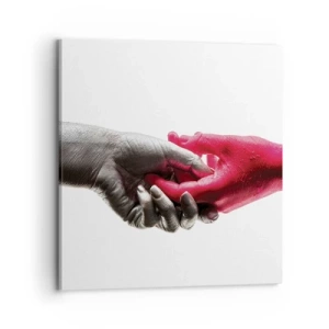 Tablou pe pânză - Împreună, deși diferiți - 70x70 cm