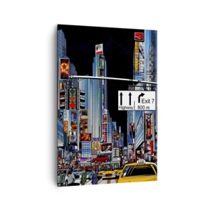 Tablou pe pânză - O noapte mare și comică - 70x100 cm