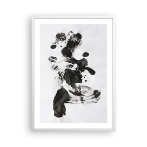 Poster în ramă albă - Metodă în nebunie? - 50x70 cm
