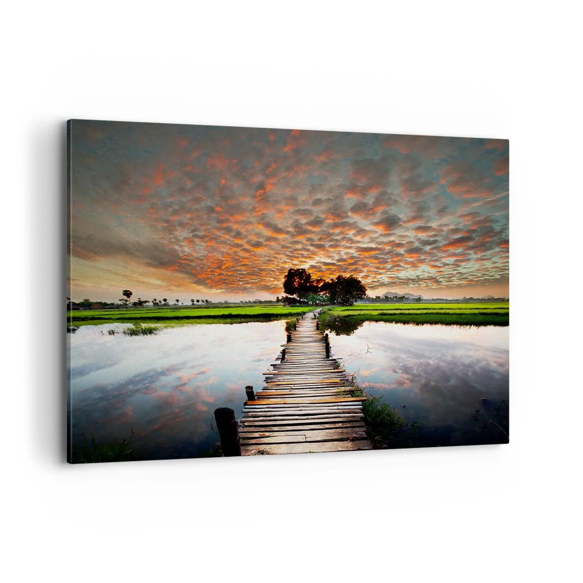 Tablou pe pânză - Întindeți brațele - respirați - 120x80 cm