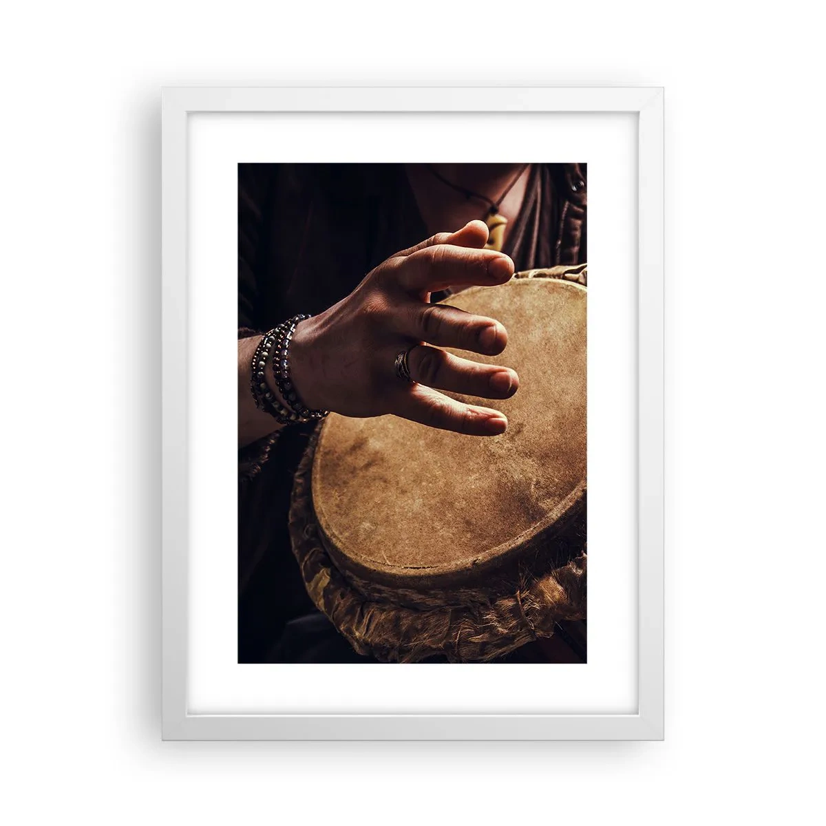 Poster în ramă albă - În ritmul inimii - 30x40 cm