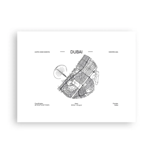 Poster - Anatomia Dubaiului - 40x30 cm