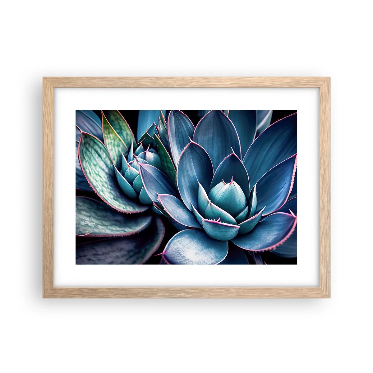 Poster în ramă de stejar deschis - Forța vitală - 40x30 cm