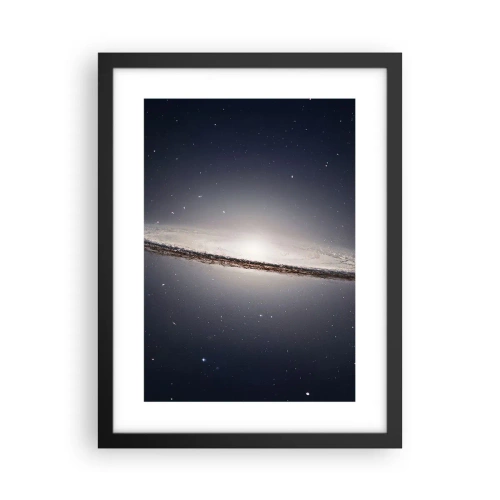 Poster în ramă neagră - Cu mult timp în urmă, într-o galaxie foarte, foarte îndepărtată... - 30x40 cm