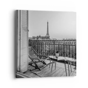 Tablou pe pânză - După-amiază pariziană - 40x40 cm