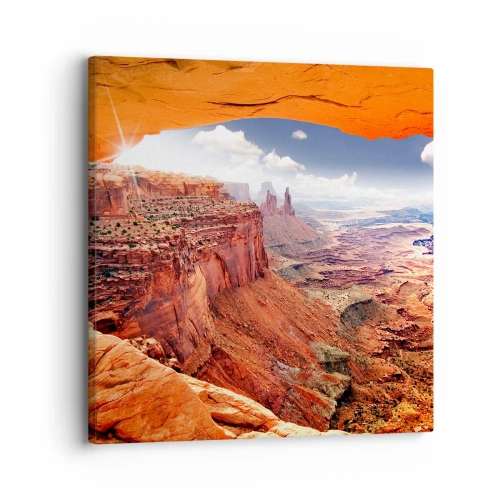 Tablou pe pânză - Sculptat de natura însăși - 30x30 cm