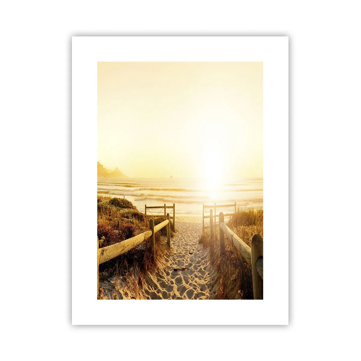 Poster - Prin dune spre soare - 30x40 cm