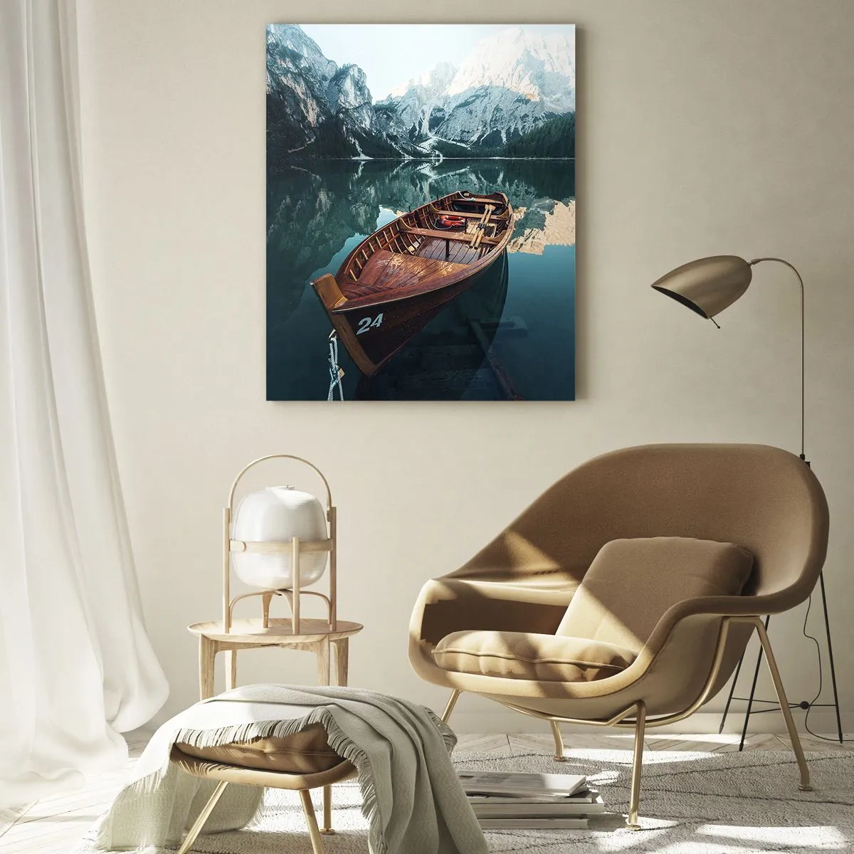 Tablou pe sticlă - Ca și cum ar fi pictat pe sticlă - 70x100 cm