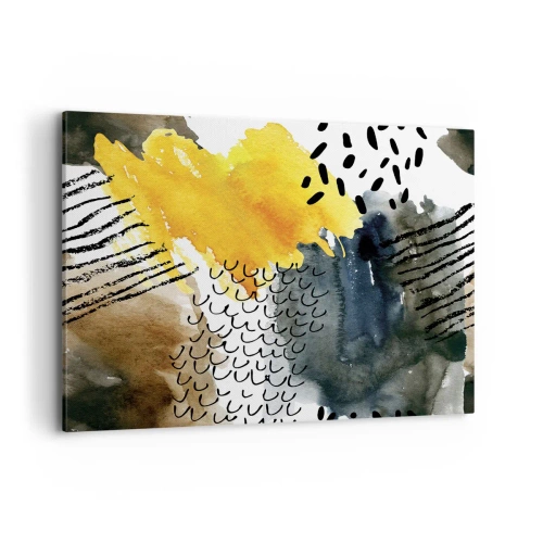 Tablou pe pânză - O întâlnire a elementelor - 120x80 cm