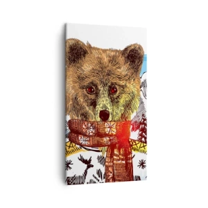 Tablou pe pânză - Coliba ursului - 45x80 cm