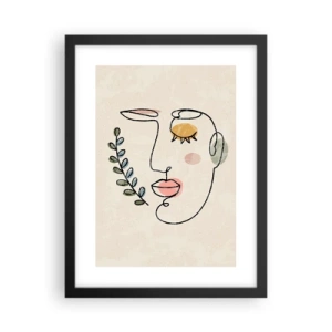 Poster în ramă neagră - Pacea regăsită - 30x40 cm