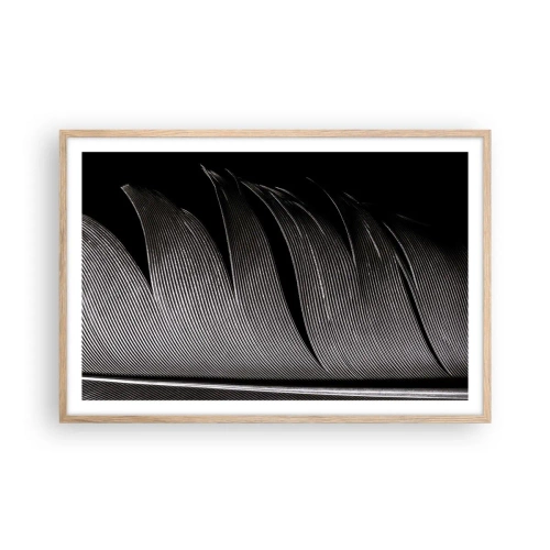 Poster în ramă de stejar deschis - Pana - o construcție minunată - 91x61 cm