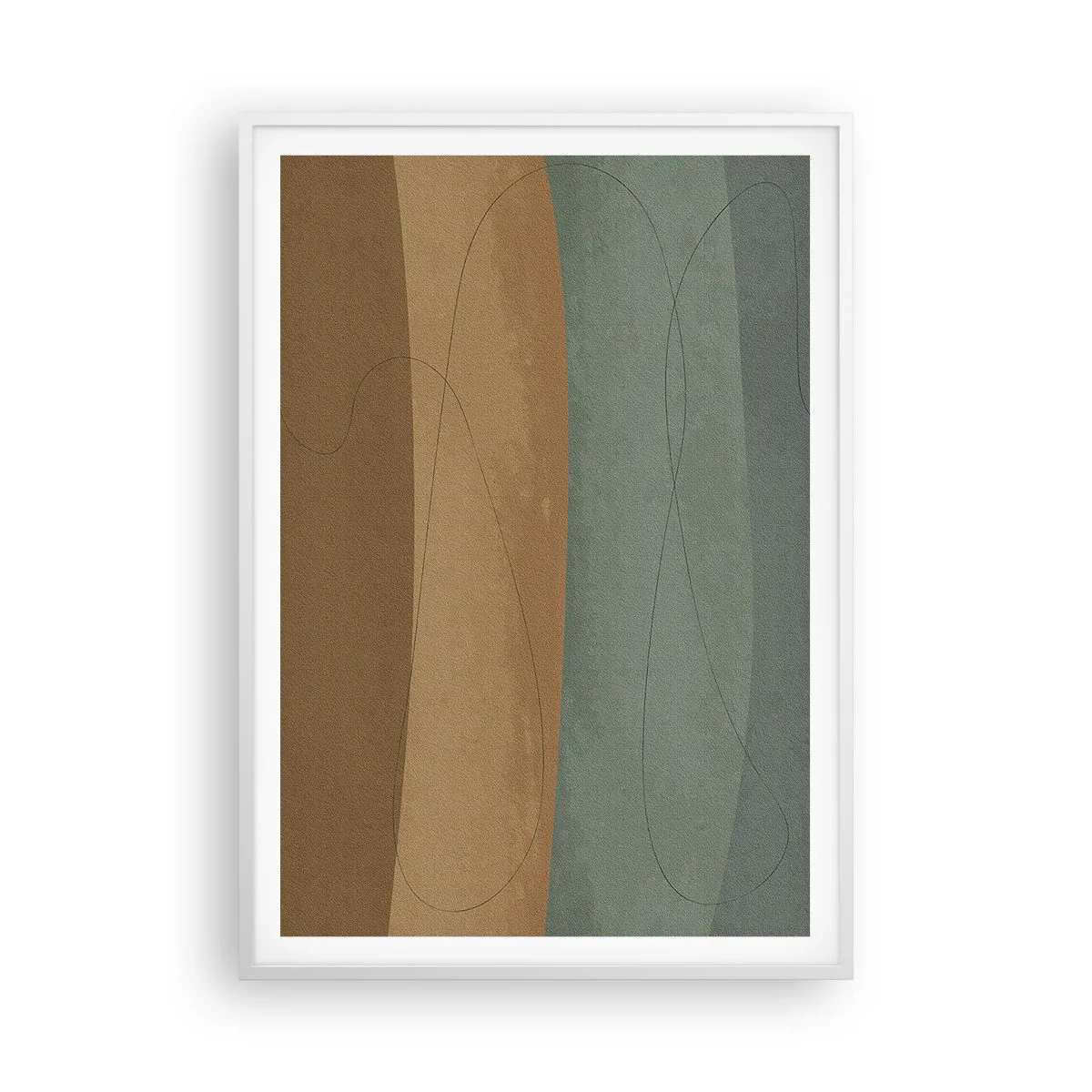 Poster în ramă albă - Compoziție orizontală - 70x100 cm