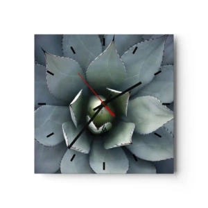 Ceas de perete - Ceas pe sticlă - Momește și avertizează - 40x40 cm