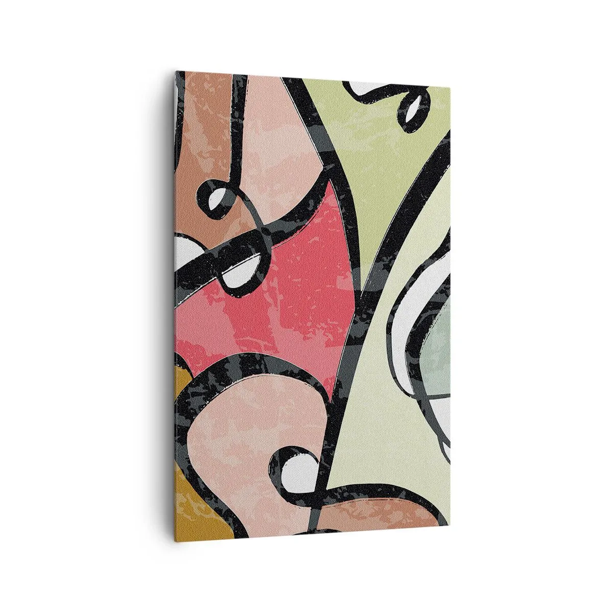 Tablou pe pânză - Piruetă printre culori - 80x120 cm