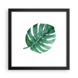 Poster în ramă neagră - Conceptul verde - 30x30 cm