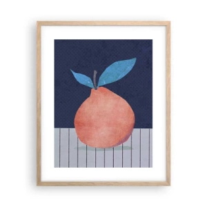 Poster în ramă de stejar deschis - Convexitate și plan - 40x50 cm