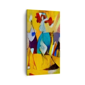 Tablou pe pânză - Soare - viață - bucurie - 45x80 cm