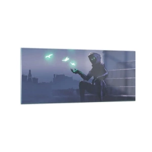 Tablou pe sticlă - Viața se va întoarce - 120x50 cm