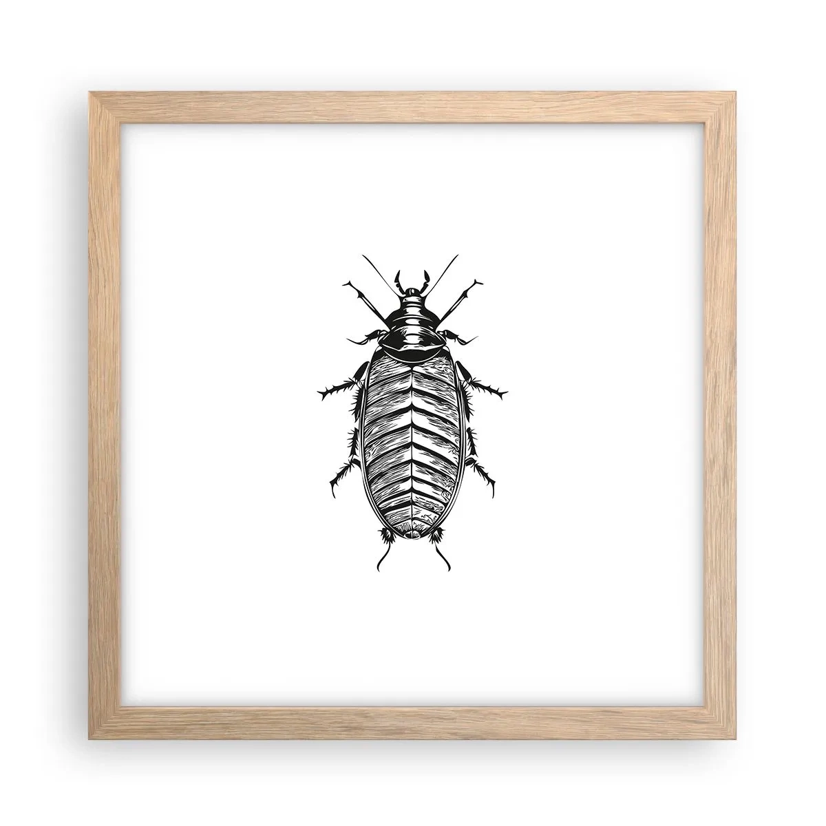 Poster în ramă de stejar deschis - Ce specimen! - 30x30 cm