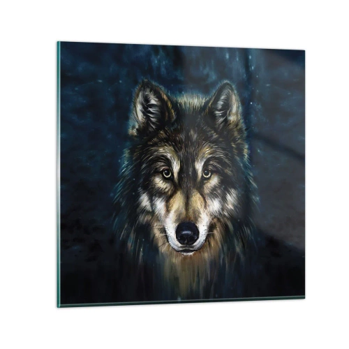 Tablou pe sticlă - Alfa? Și omega - 70x70 cm