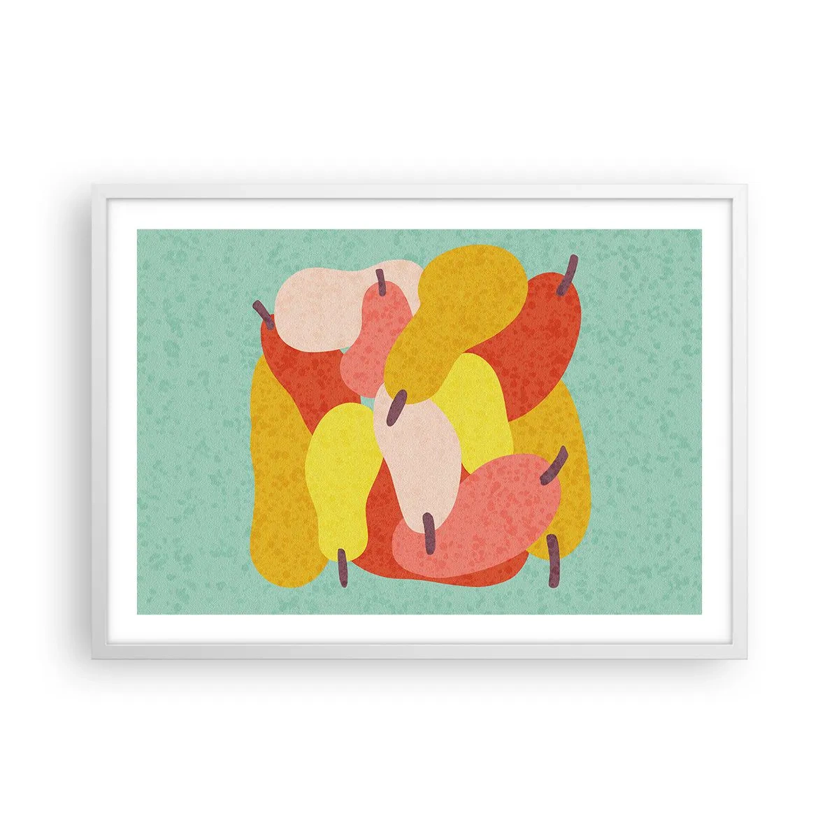 Poster în ramă albă - Gustă soarele de vară - 70x50 cm