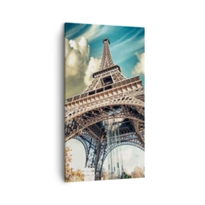 Tablou pe pânză - Și la Paris, în toamna anului .... - 45x80 cm