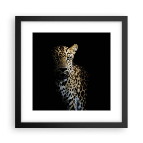 Poster în ramă neagră - Frumusețe întunecată - 30x30 cm
