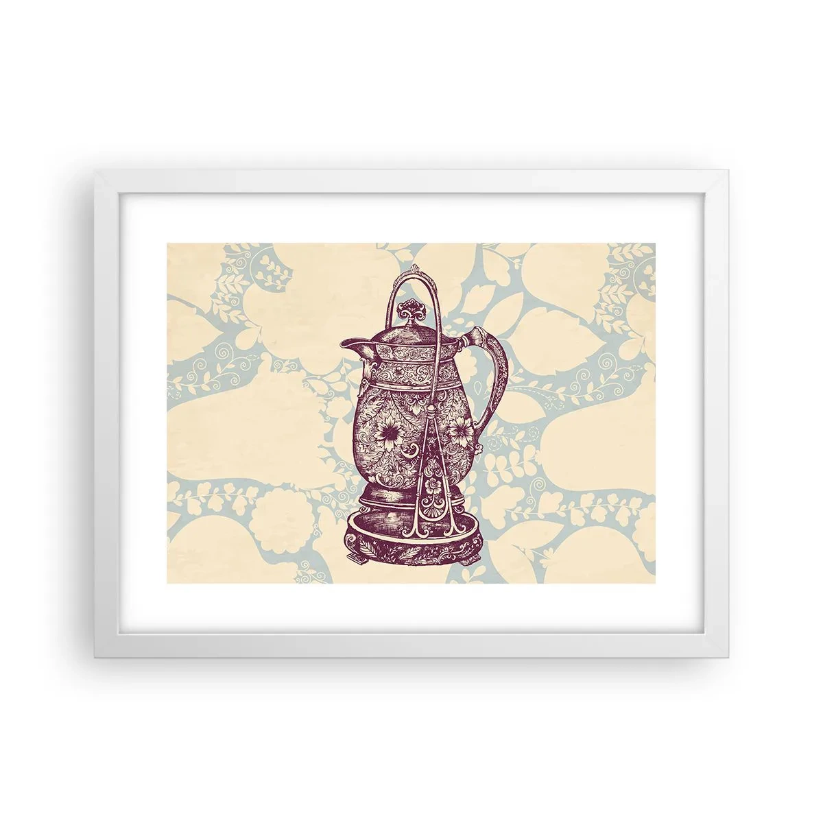 Poster în ramă albă - Frumusețea vieții de zi cu zi - 40x30 cm