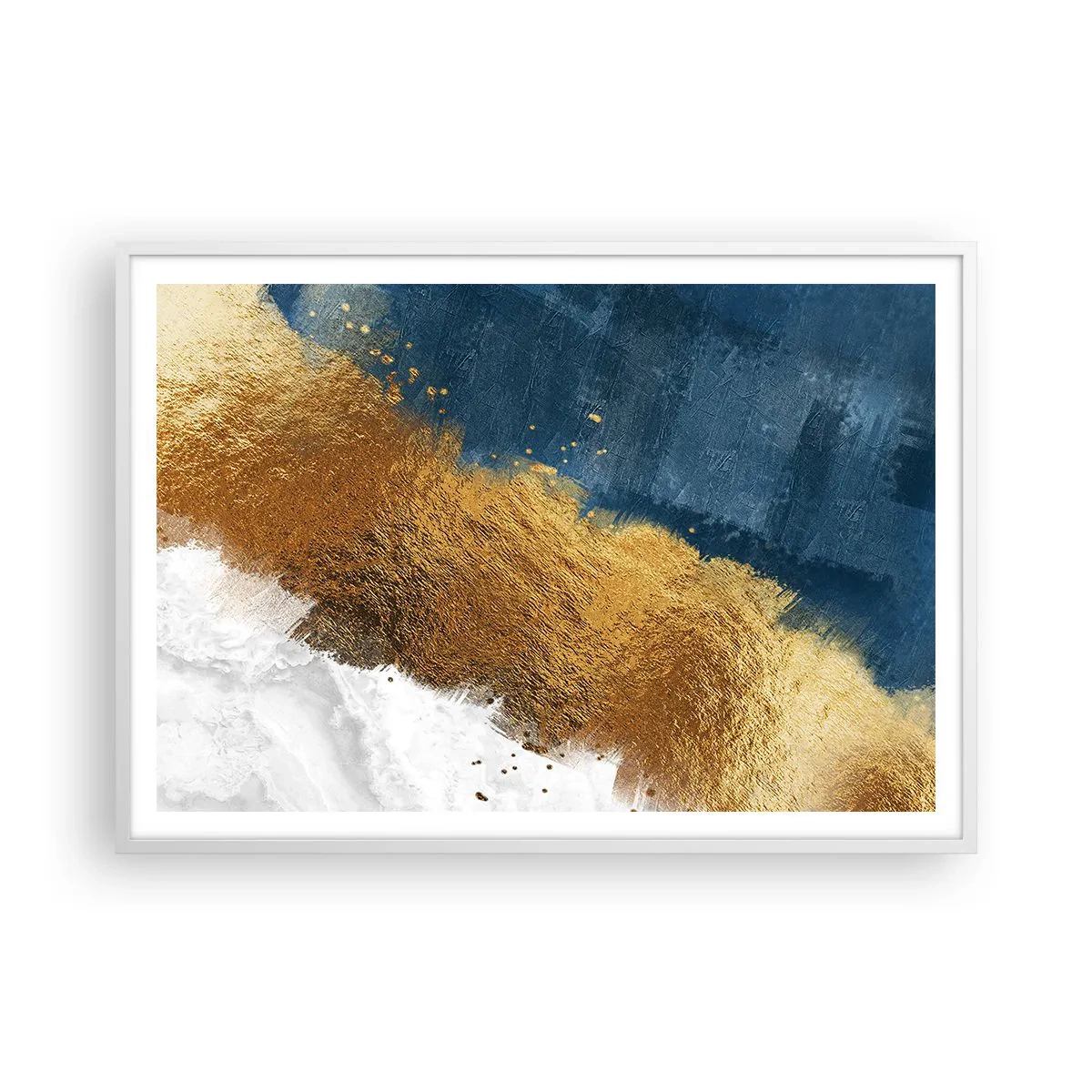 Poster în ramă albă - Culorile verii - 100x70 cm