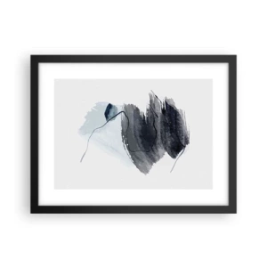 Poster în ramă neagră - Intensitate și mișcare - 40x30 cm