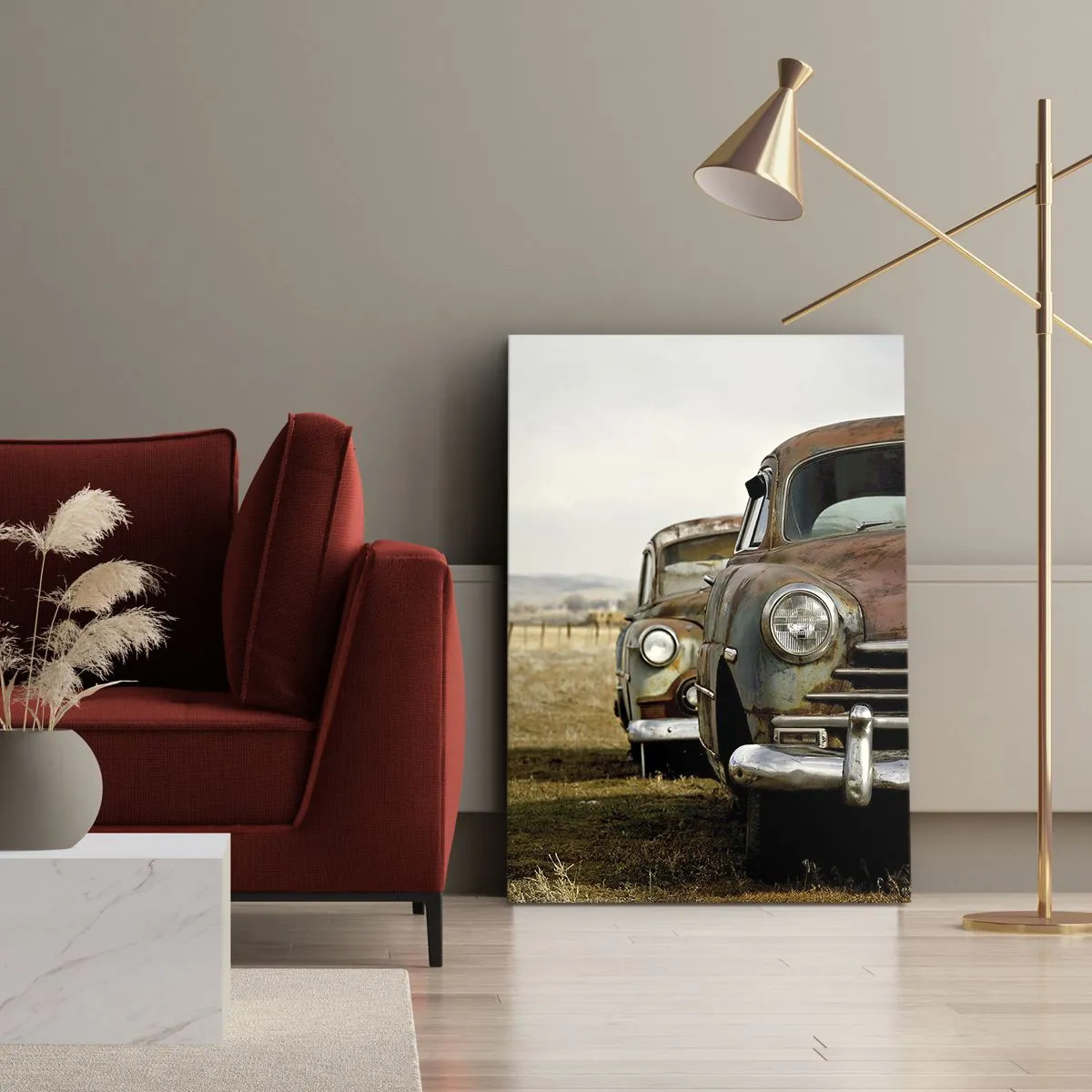 Tablou pe pânză - O odihnă binemeritată - 45x80 cm